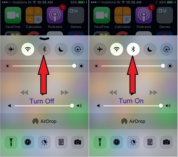 short-cut-way-to-enable-disable-Bluetooth-on-iPhone-SE-iPhoen-6S-iPhoone-7-iOS-10