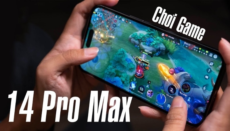 chơi game trên iphone 14 pro max cũ 