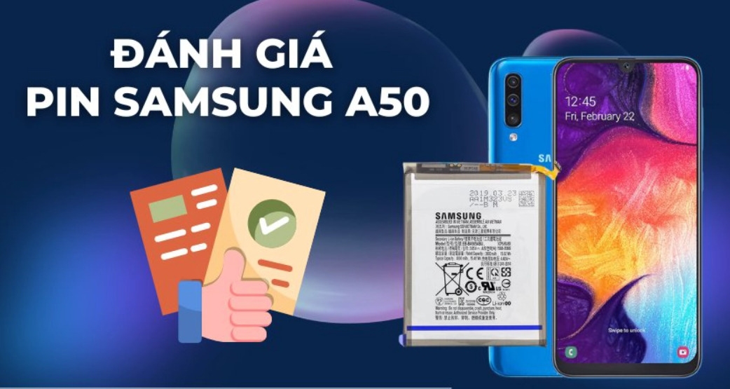 đánh giá pin Samsung A50 với các đối thủ