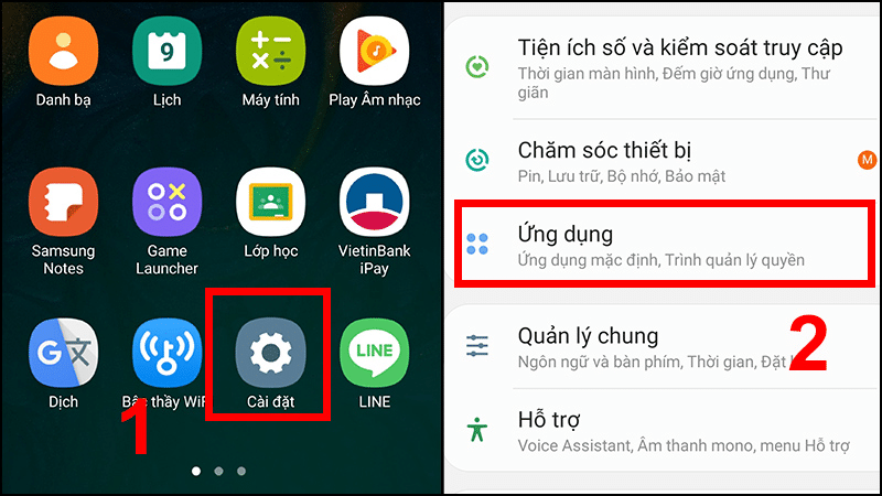 Tắt ứng dụng chạy nền